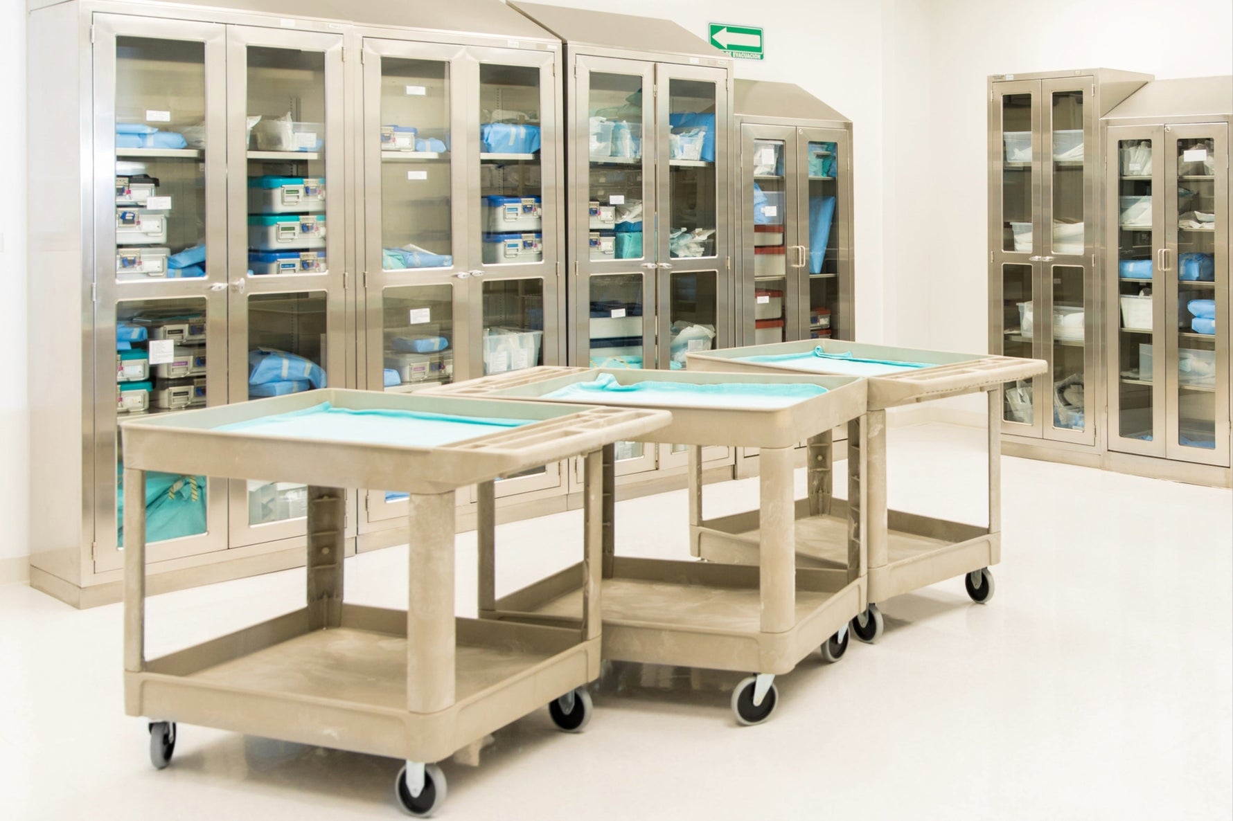 Hospital or Health System's Refrigeration Storage Unit Room with Critical Assets Stored
