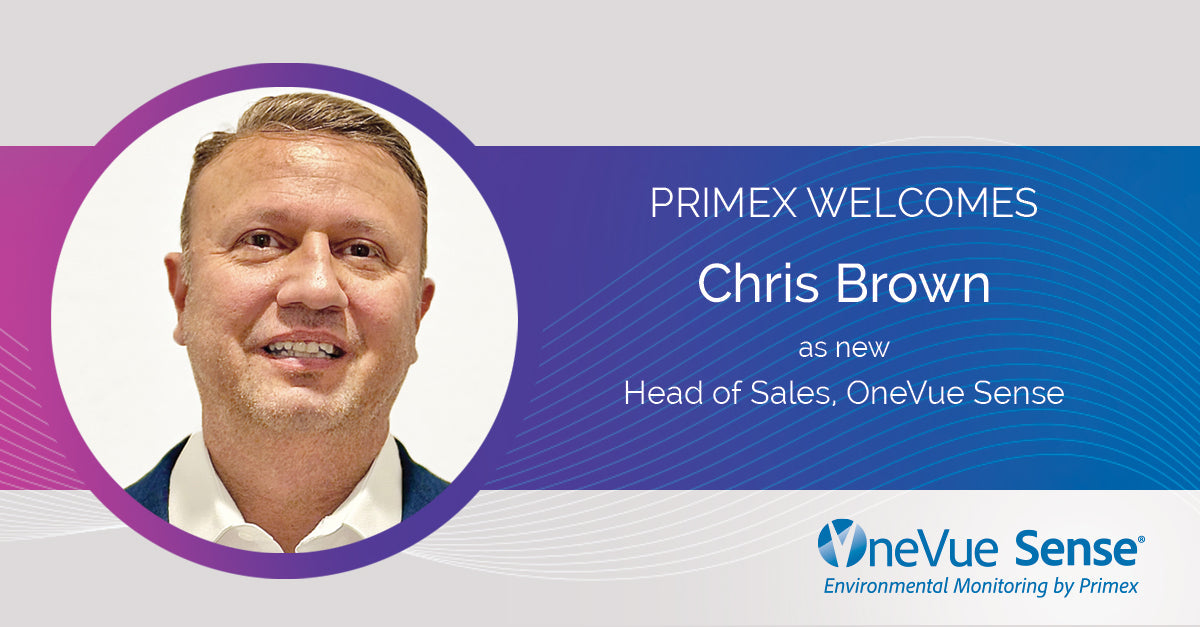 Press Release: Primex, Inc. Welcomes Chris Brown as New Head of Sales for OneVue Sense